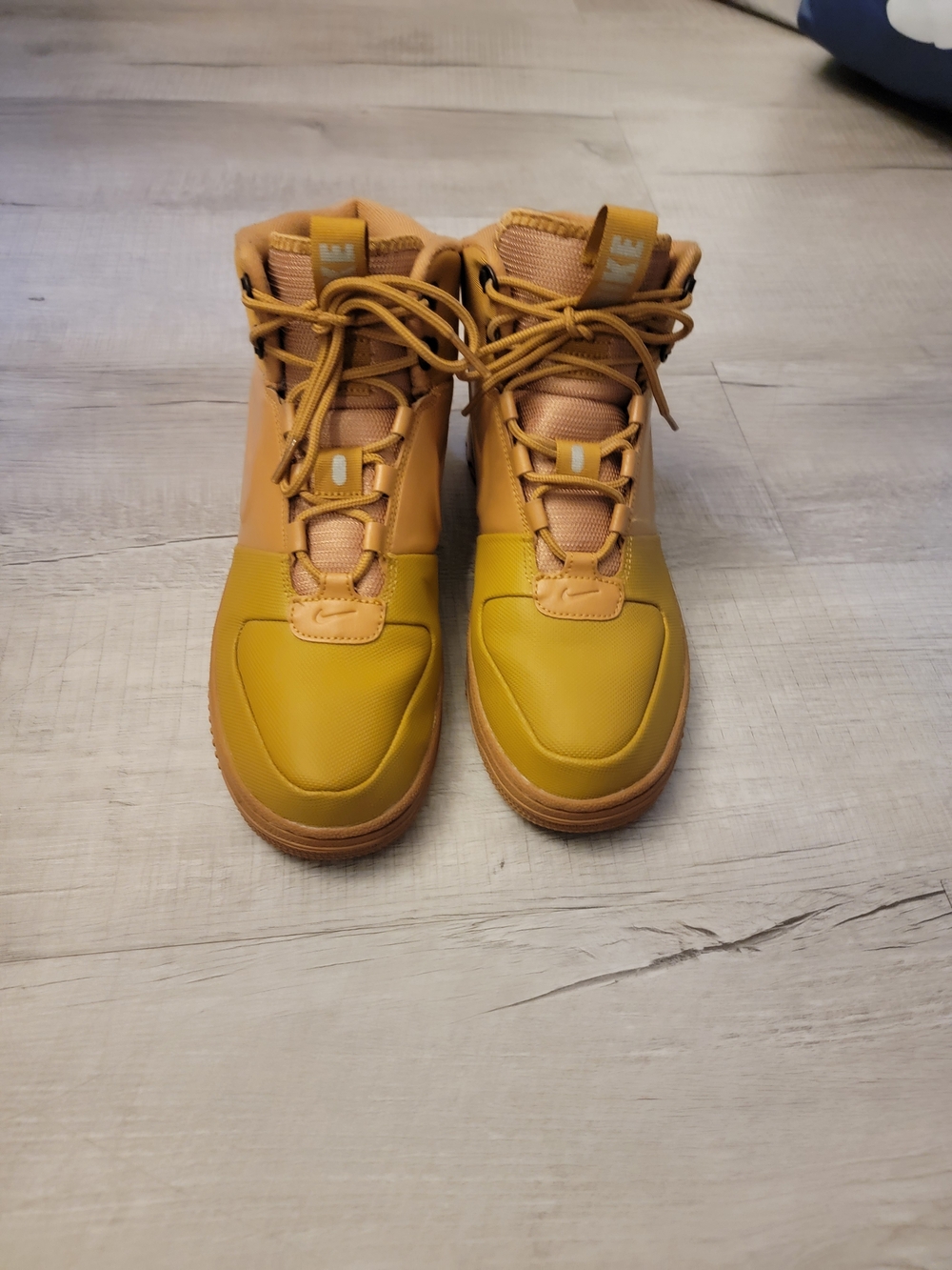 Nike Wheat/Golden High-Top Sneakers